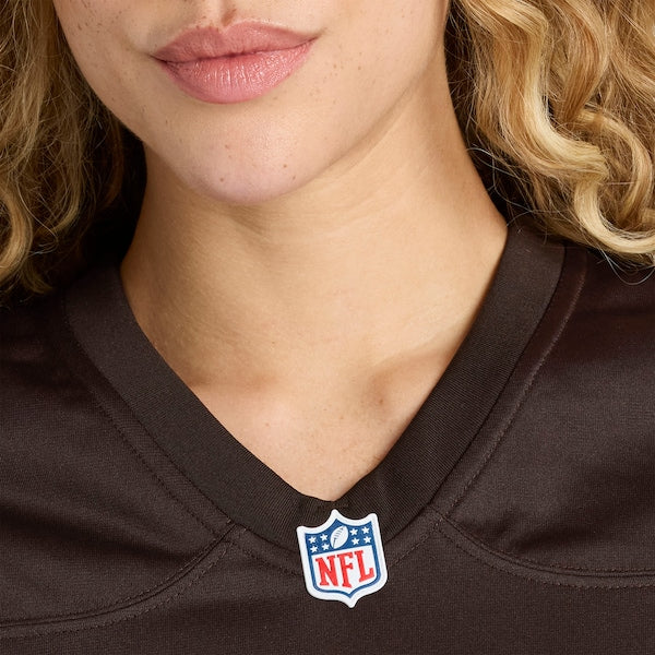 Shedeur Sanders Cleveland Browns Nike Women's 2025 NFL Draft Game Jersey - Brown - Image 6