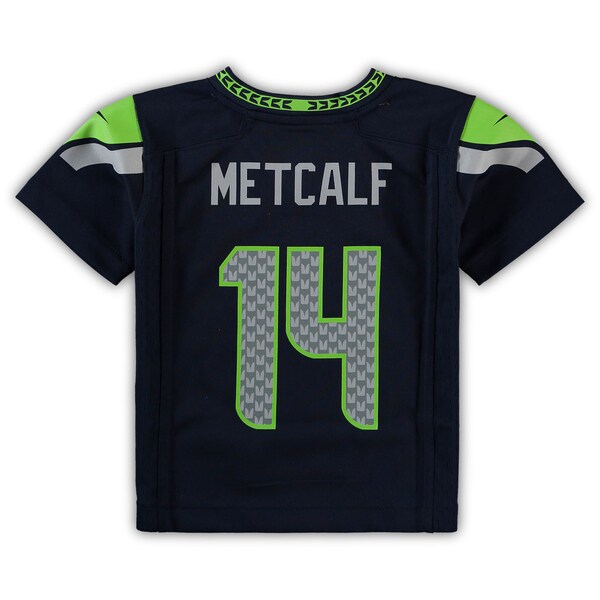 DK Metcalf Seattle Seahawks Nike Toddler Game Jersey - Navy - Image 3