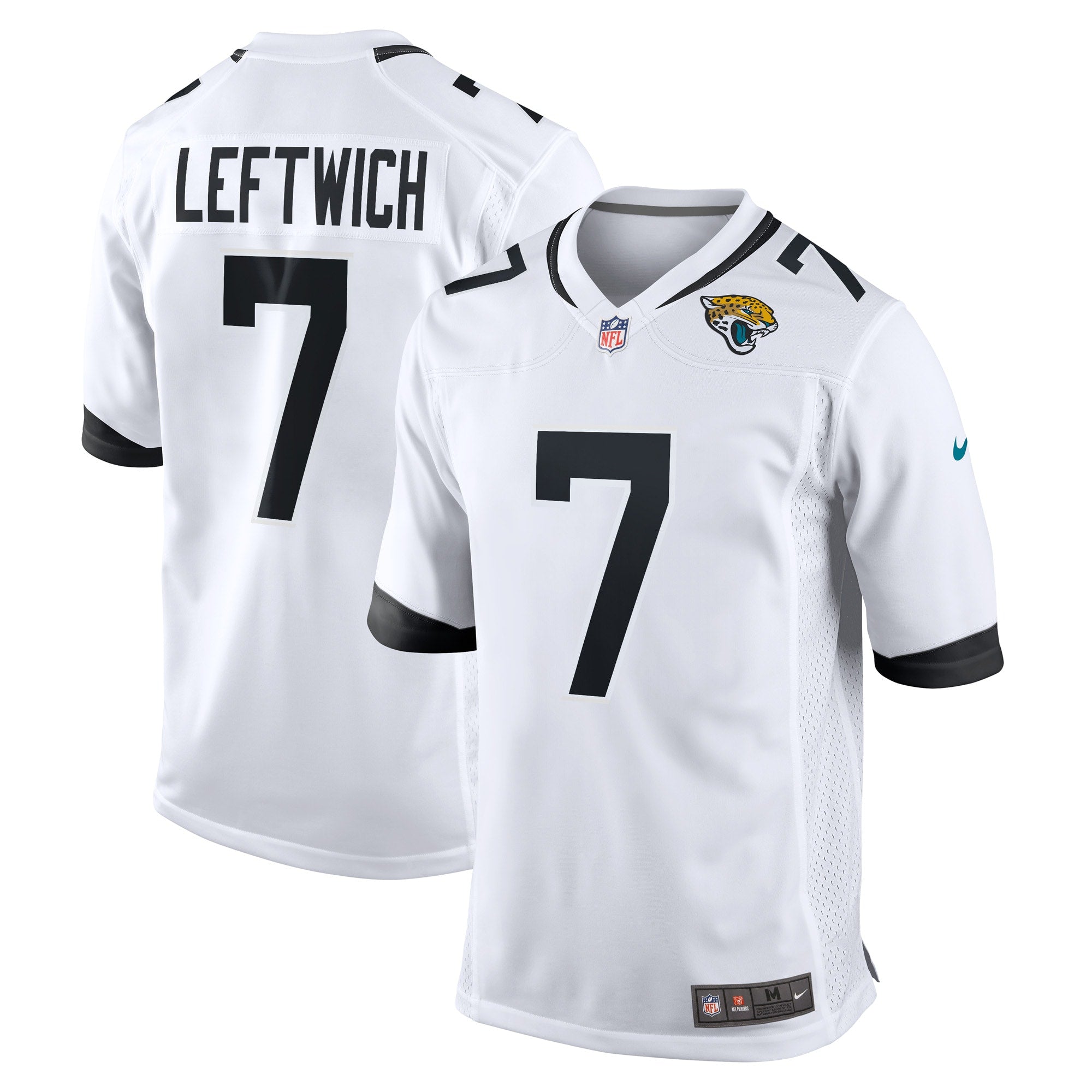 Byron Leftwich Jacksonville Jaguars Nike Retired Player Game Jersey - Teal/White - Image 5