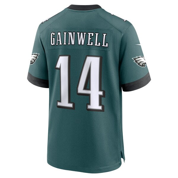 Kenneth Gainwell Philadelphia Eagles Nike Team Game Jersey - Midnight Green - Image 4