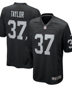 Trey Taylor Las Vegas Raiders Nike Team Game Jersey -  Black