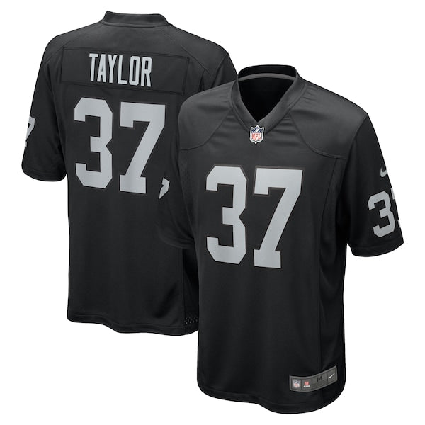 Trey Taylor Las Vegas Raiders Nike Team Game Jersey - Black