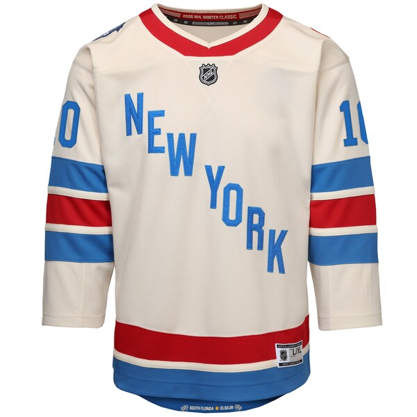 Artemi Panarin New York Rangers Outerstuff Youth 2026 NHL Winter Classic Premier Jersey - White - Image 2