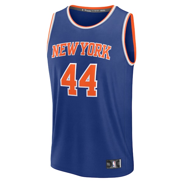 Landry Shamet New York Knicks Fast Break Replica Player Jersey - Icon Edition - Blue - Image 2