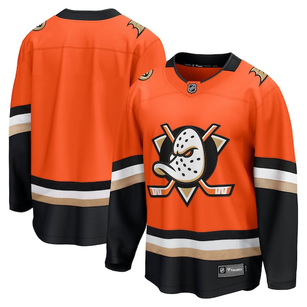 Anaheim Ducks Home Breakaway Jersey - Orange/Black/White