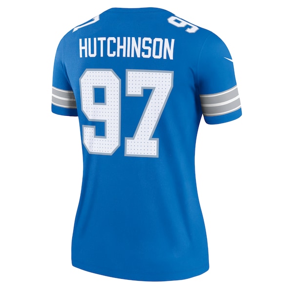 Aidan Hutchinson Detroit Lions Nike Women's Legend Jersey - Blue - Image 5