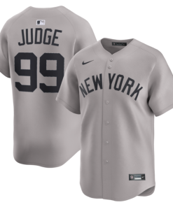 Aaron Judge New York Yankees Nike Road Limited Player Jersey - Gray/White