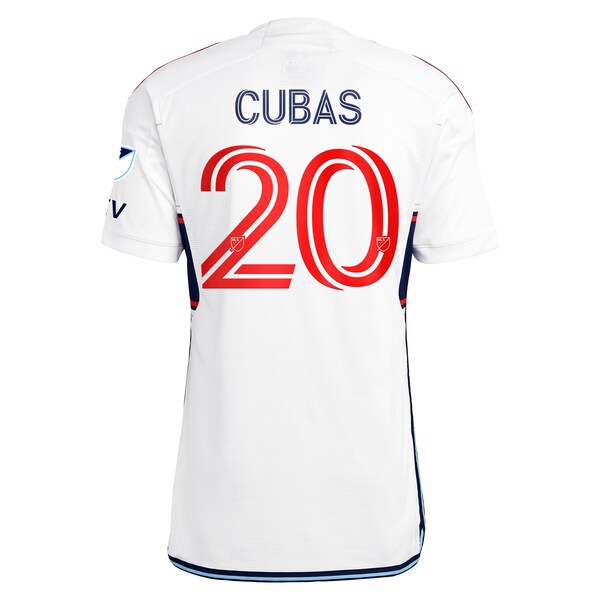 Andr¨¦s Cubas Vancouver Whitecaps FC adidas 2024 Bloodlines Authentic Player Jersey - White - Image 3