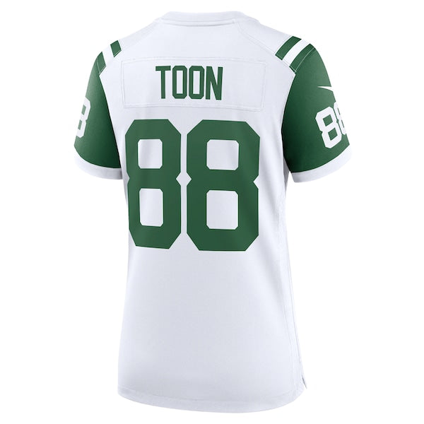 Al Toon New York Jets Nike Women's Classic Alternate Retired Player Game Jersey - White - Image 4