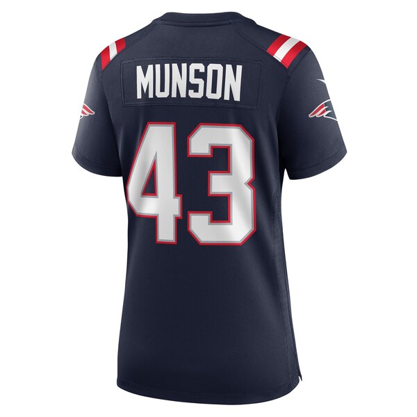 Calvin Munson New England Patriots Nike Women's Home Game Player Jersey - Navy - Image 3