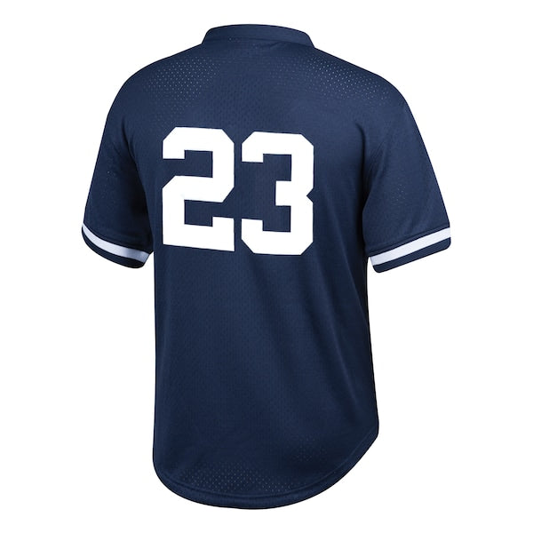 Don Mattingly New York Yankees Youth Cooperstown Collection Mesh Batting Practice Jersey - Navy - Image 3