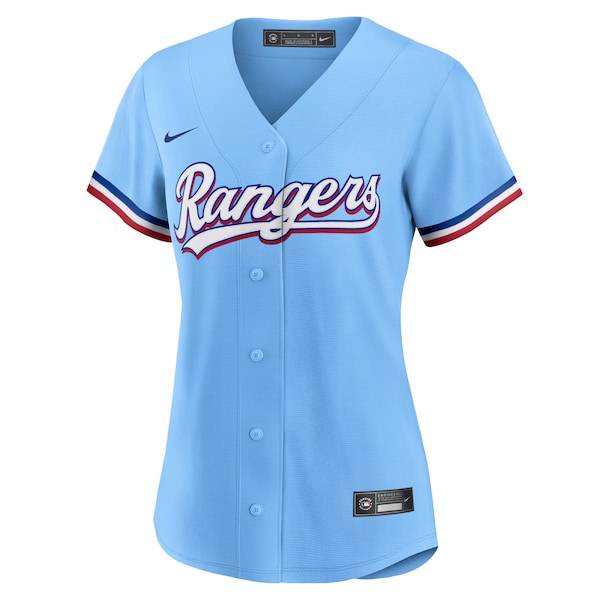 Corey Seager Texas Rangers Nike Women's Alternate Replica Player Jersey - Light Blue - Image 2