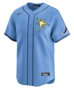 Alternative view of Tampa Bay Rays Nike  Alternate Limited Custom Jersey?¨C Light Blue