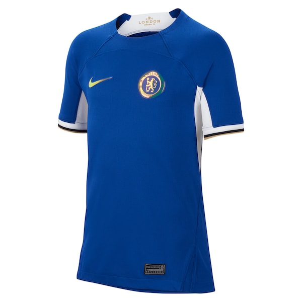 Reece James Chelsea Nike Youth 2023/24 Home Stadium Replica Jersey - Blue - Image 2