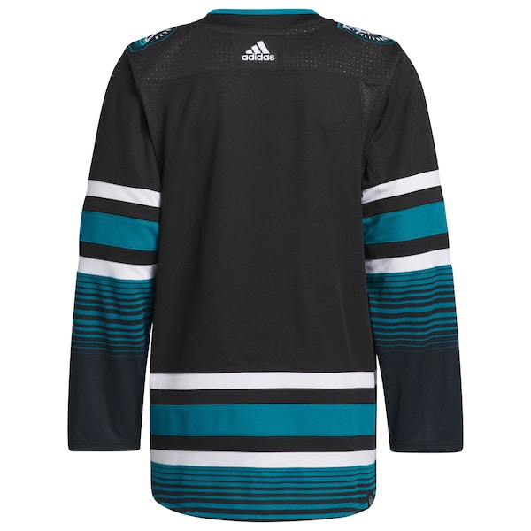 San Jose Sharks adidas Alternate Authentic Primegreen Jersey - Black - Image 3