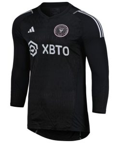 Alternative view of Inter Miami CF adidas 2024 Goalkeeper Long Sleeve Replica Jersey - Black