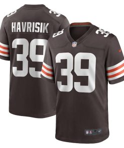 Lucas Havrisik Cleveland Browns Nike Team Game Jersey -  Brown