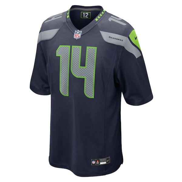 DK Metcalf Seattle Seahawks Nike Game Jersey - College Navy - Image 3