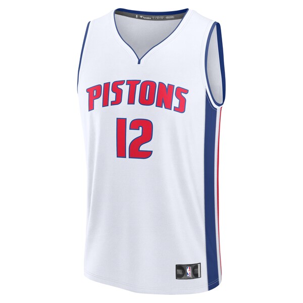Tobias Harris Detroit Pistons Youth Fast Break Replica Player Jersey - Association - White Edition - Image 2