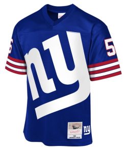 Alternative view of Lawrence Taylor New York Giants  Youth 1986 Throwback Fashion Jersey - Royal