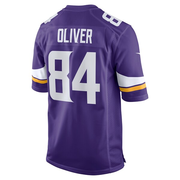 Josh Oliver Minnesota Vikings Nike Game Player Jersey - Purple - Image 3