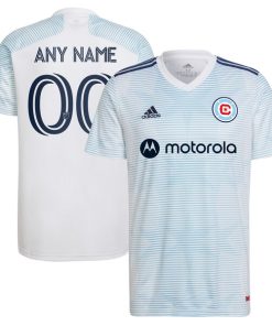 Chicago Fire adidas 2022 Lakefront Kit Replica Custom Jersey - White