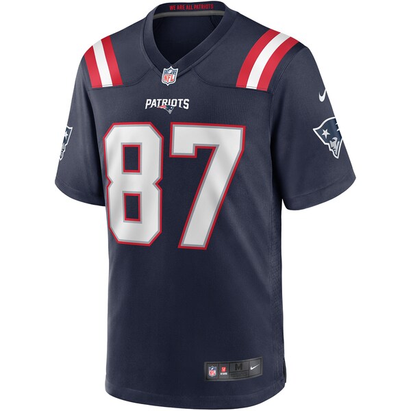 Ben Coates New England Patriots Nike Game Retired Player Jersey - Navy - Image 2