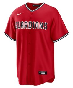 Alternative view of Steven Kwan Cleveland Guardians Nike Alternate Replica 2.0 Player Jersey - Red