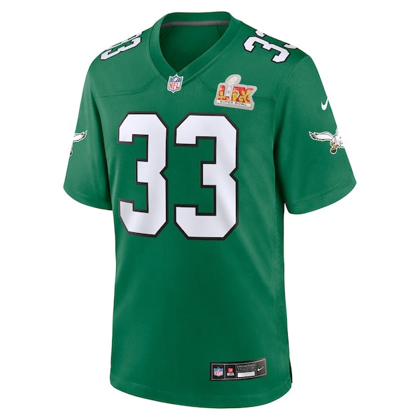 Cooper DeJean Philadelphia Eagles Nike Super Bowl LIX 2nd Alternate Game Jersey - Kelly Green - Image 2