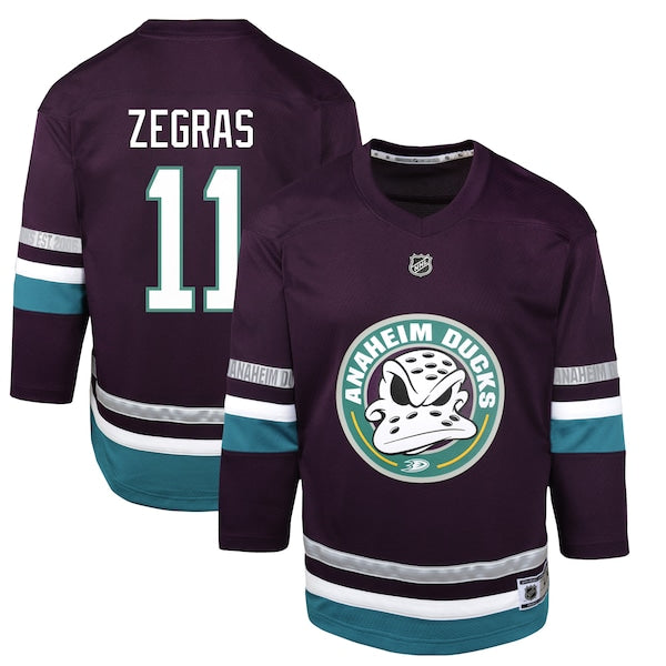 Trevor Zegras Anaheim Ducks Preschool 30th Anniversary Replica Player Jersey?ยจC Purple