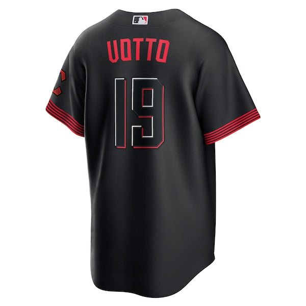 Joey Votto Cincinnati Reds Nike 2023 City Connect Replica Player Jersey - Black - Image 3