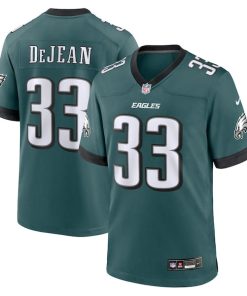 Cooper DeJean Philadelphia Eagles Nike 2024 NFL Draft Game Jersey - Green