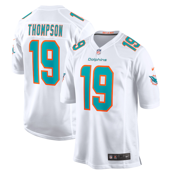 Skylar Thompson Miami Dolphins Nike Game Player Jersey - White/Aqua - Image 2