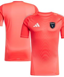 San Jose Earthquakes adidas 2025 Goalkeeper Jersey - Red
