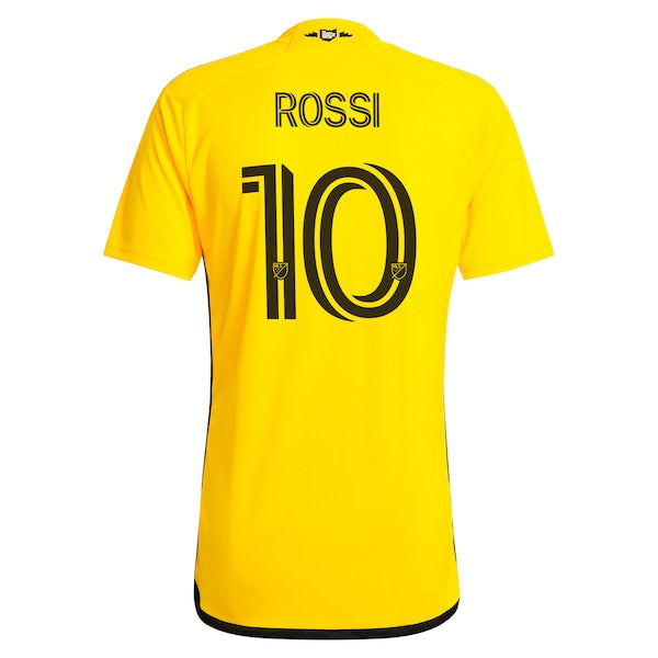 Diego Rossi Columbus Crew adidas 2024 The Home Kit Replica Player Jersey - Yellow - Image 3