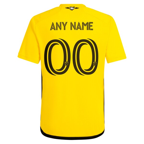 Columbus Crew adidas Youth 2024 The Home Kit Replica Custom Jersey - Yellow - Image 3
