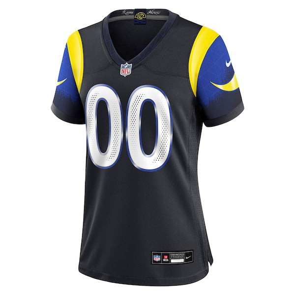 Los Angeles Rams Nike Women's 2025 Rivalries Collection Custom Game Jersey - Midnight Blue/White/Royal - Image 3
