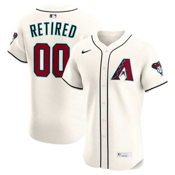 Arizona Diamondbacks Nike Home Elite Pick-A-Player Retired Roster Jersey - Cream