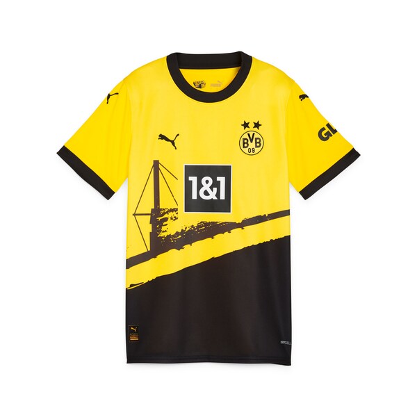 Borussia Dortmund Puma Women's 2023/24 Home Replica Jersey - Yellow - Image 2