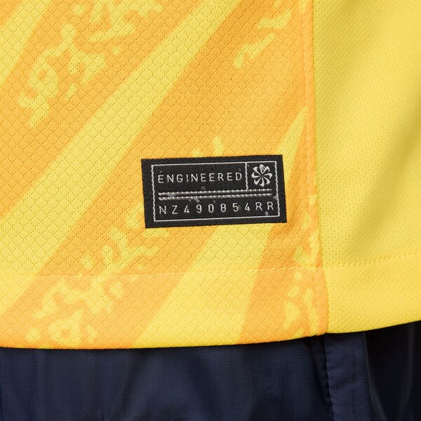 France National Team Nike 2024 Goalkeeper Replica Stadium Long Sleeve Jersey - Yellow - Image 4