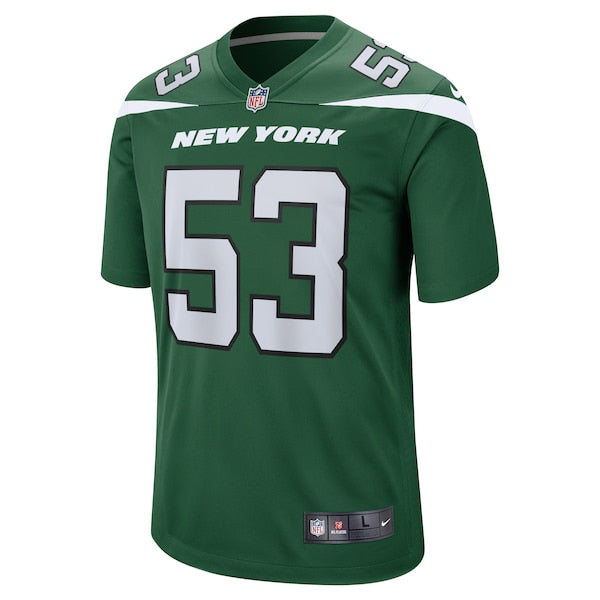 Zaire Barnes New York Jets Nike Game Jersey - Gotham Green - Image 2
