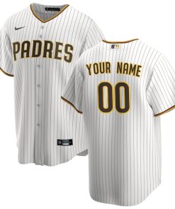San Diego Padres Nike Youth Replica Custom Jersey - White