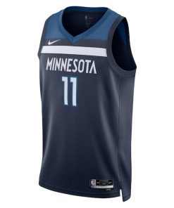 Alternative view of Naz Reid Minnesota Timberwolves Nike Unisex Swingman Replica Jersey - Icon Edition - Navy