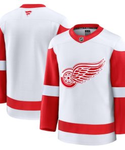 Alternative view of Detroit Red Wings  Away Premium Jersey - White/Red