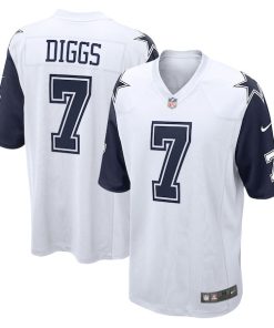Trevon Diggs Dallas Cowboys Nike Alternate Game Jersey - White/Navy