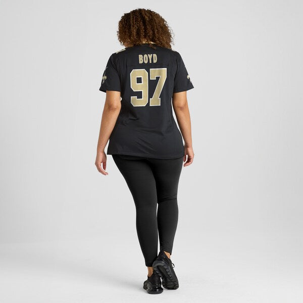 Khristian Boyd New Orleans Saints Nike Women's Game Jersey - Black - Image 7