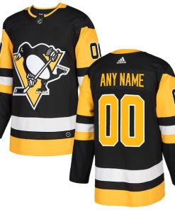 Pittsburgh Penguins adidas Authentic Custom Jersey - Black