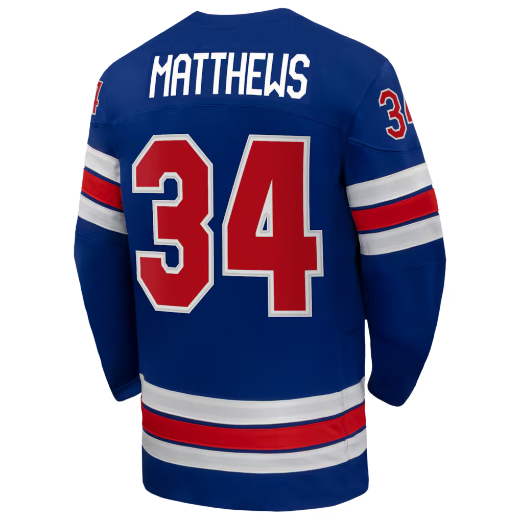 Auston Matthews USA Hockey Nike 2026 Home Replica Jersey - Royal - Image 3