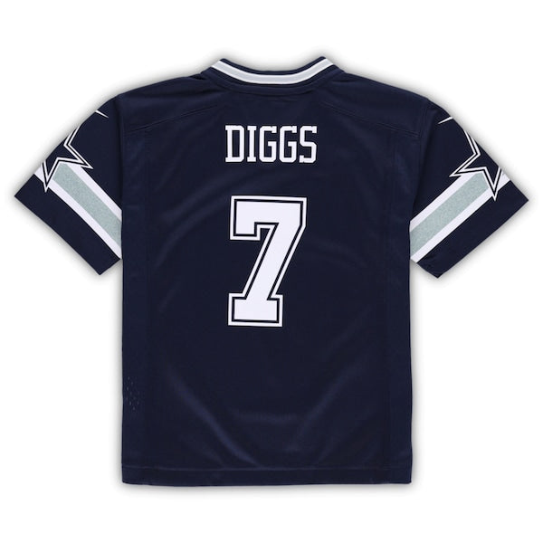 Trevon Diggs Dallas Cowboys Nike Preschool Game Jersey - Navy - Image 3