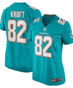 Tyler Kroft Miami Dolphins Nike Women's Team Game Jersey -  Aqua